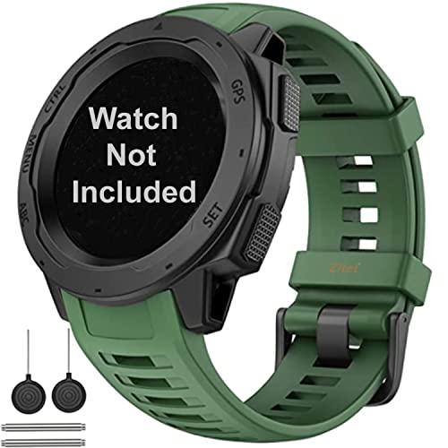 Elastic Watch Bands for Garmin Instinct 2 Solar, Soft Stretchy Nylon Strap  for Garmin Instinct Tactical/ Solar/ Tide/ Esports