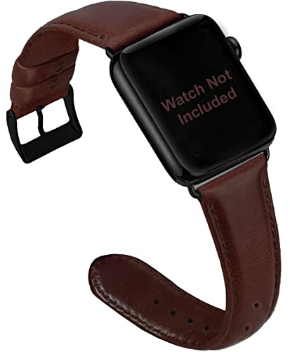 Leather apple watch band 42mm online mens