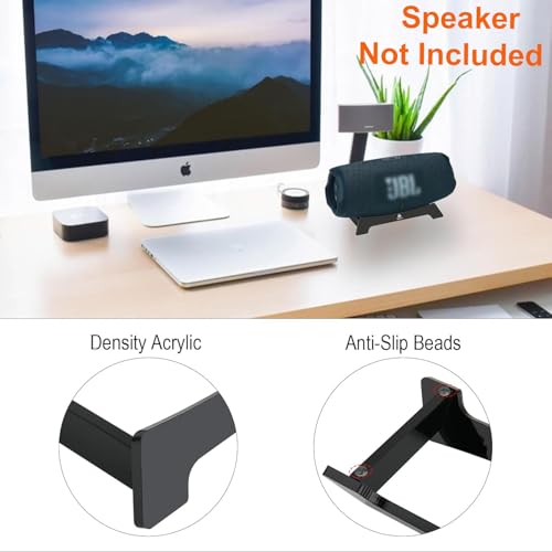 Zitel Desktop Stand for JBL Charge 5, JBL Charge 4, JBL Charge 3 Bluetooth Speaker