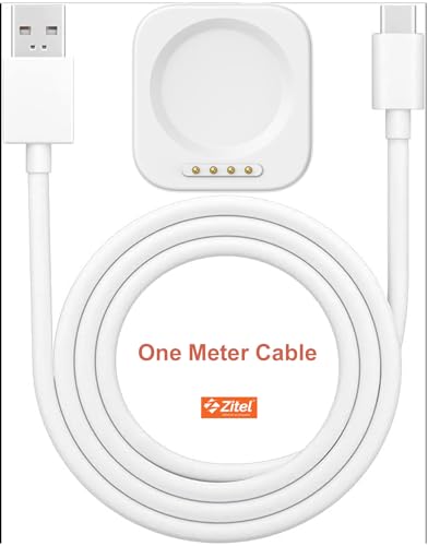 Zitel Charger for OnePlus Watch 2 Charging USB Cable - White