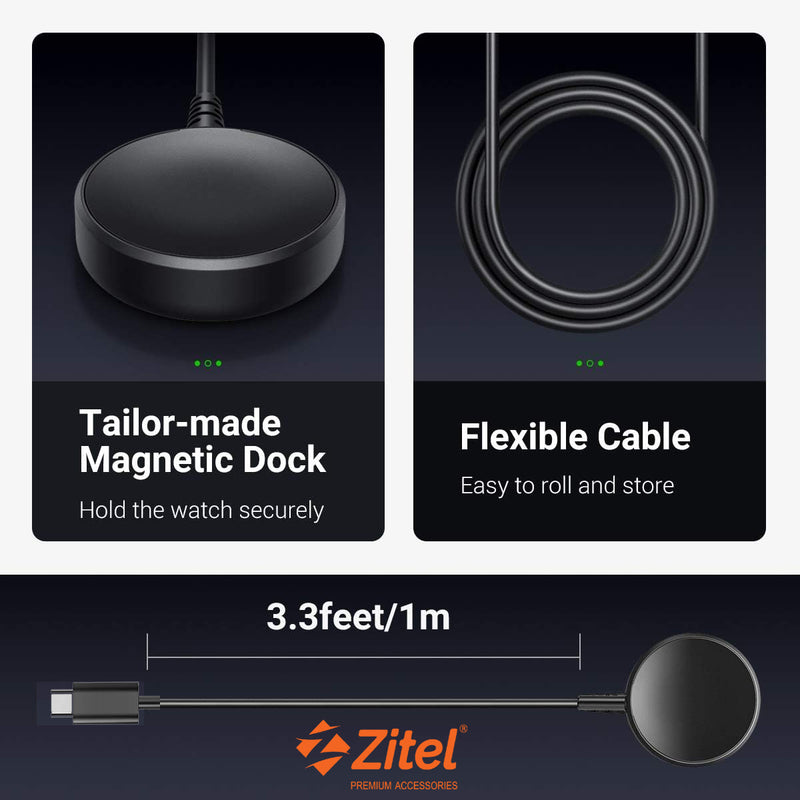 Zitel Charger for Samsung Galaxy Watch Ultra, Watch 7, Watch FE - (USB-C) Charging Cable