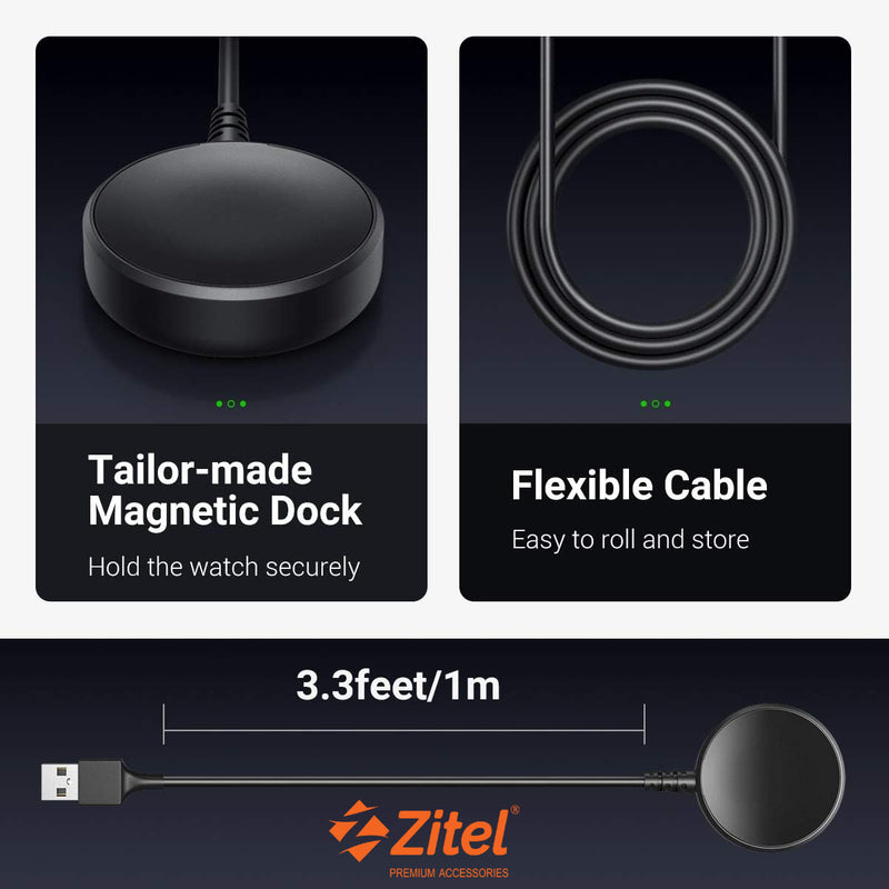 Zitel Charger for Samsung Galaxy Watch Ultra, Watch 7, Watch FE - USB Charging Cable