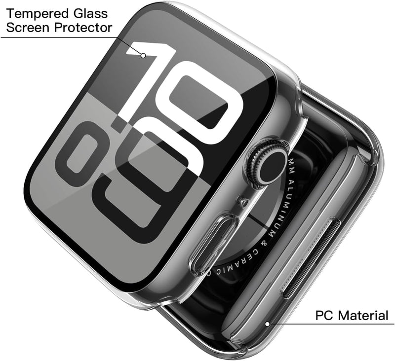 Zitel Case for Apple Watch Series 10 42mm Screen Protector Cover - Clear