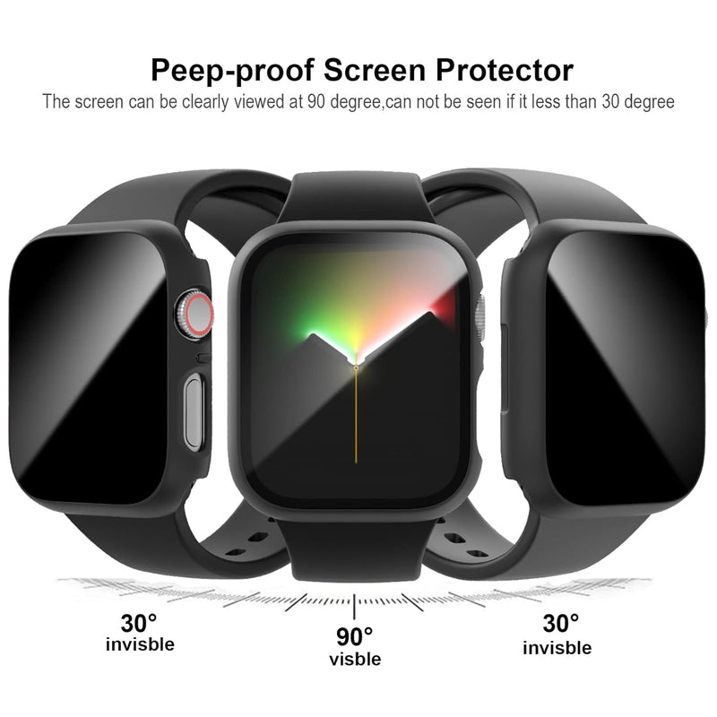 Zitel Privacy Case for Apple Watch Series 10 46mm Anti-Spy Screen Protector Case