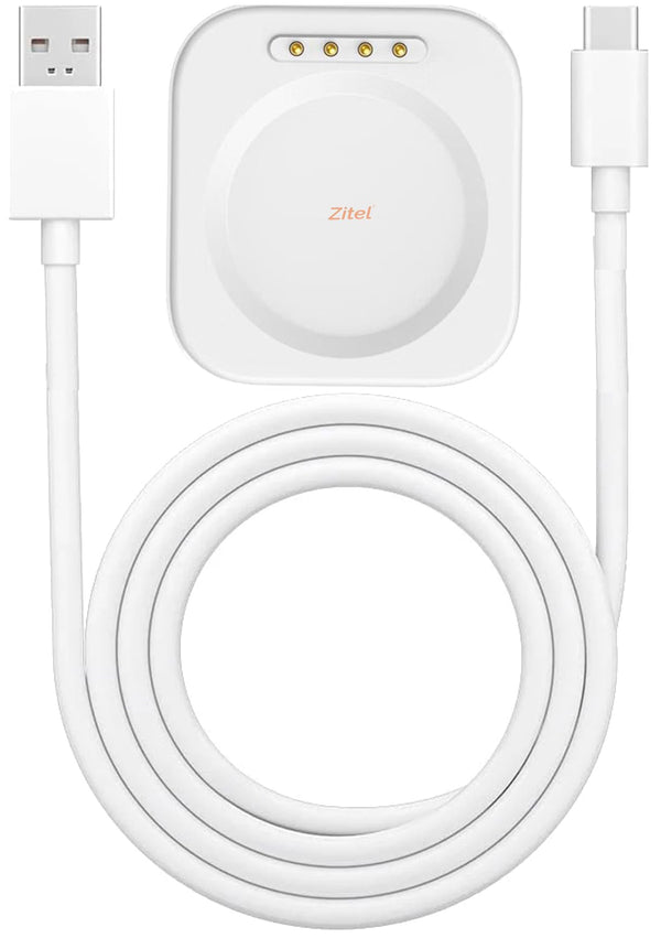 Zitel Charger for OnePlus Watch 2R Charging USB Cable - White