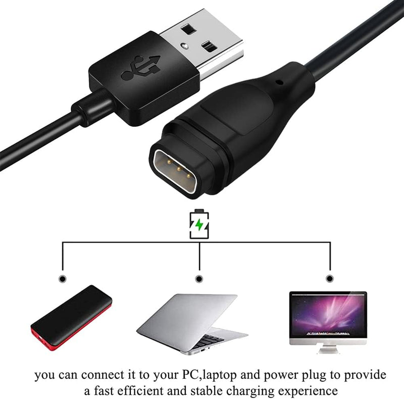 Zitel Charging Cable for COROS PACE 3/Pace 2/Apex/Apex pro/Apex 42mm/Apex 46mm/Vertix/Vertix 2 with Dust Plug