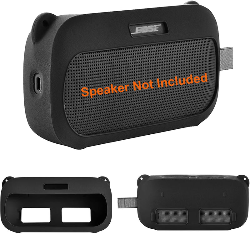 Zitel Case for Bose New SoundLink Flex (2nd Gen) Bluetooth Portable Speaker Cover - Black