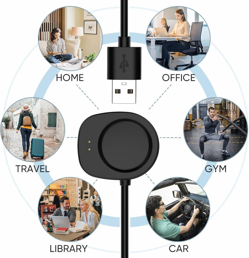 Zitel Charger for Amazfit T-Rex 3 Smart Watch Charging Cable