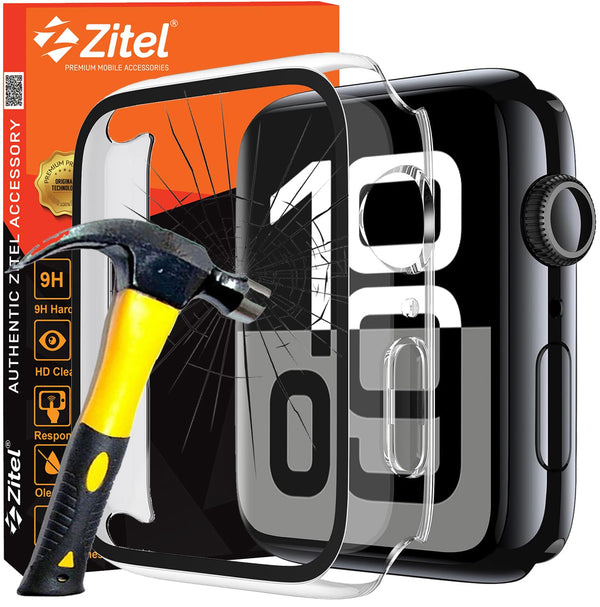 Zitel Case for Apple Watch Series 10 42mm Screen Protector Cover - Clear