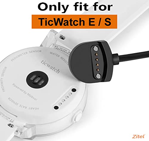 Zitel Charger for Ticwatch S E Charging Cable